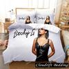 3D Print Sexy Girls Becky G Bedding Set Duvet Cover Bed Set Quilt Cover Pillowcase Comforter King Queen Size Boys Adult Bedding