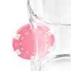 Inlaid Poker Chip Glass