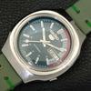 AUTOMATIC VINTAGE SEIKO 5 7009A JAPAN MENS GREEN COLOR DIAL WATCH A500760-5 R154-a500760