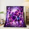 Colorful Flowers and Butterflies Printing Adult Children Warm Blankets Home Travel Car Soft and Comfortable Multi-Size Selection