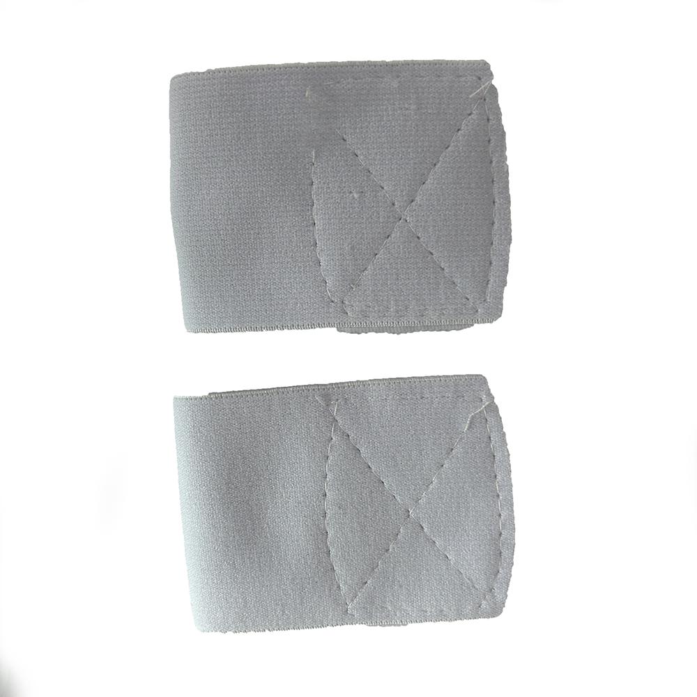 

Black Football Shin Guards, Fixed Ankle Straps, Compression Ankle Support Brace, Fixed Strap Patch білий