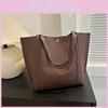 Chic Urban Simple Solid Color Shoulder Bags For Women With Spacious Interior