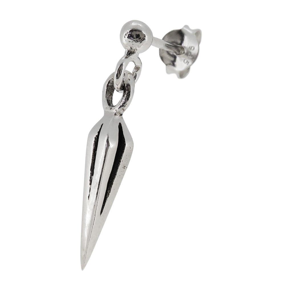 Shinjuku Gin No Kura Pendulum Sterling Silver 925 Earrings (1 Piece, Single Ear) for Men