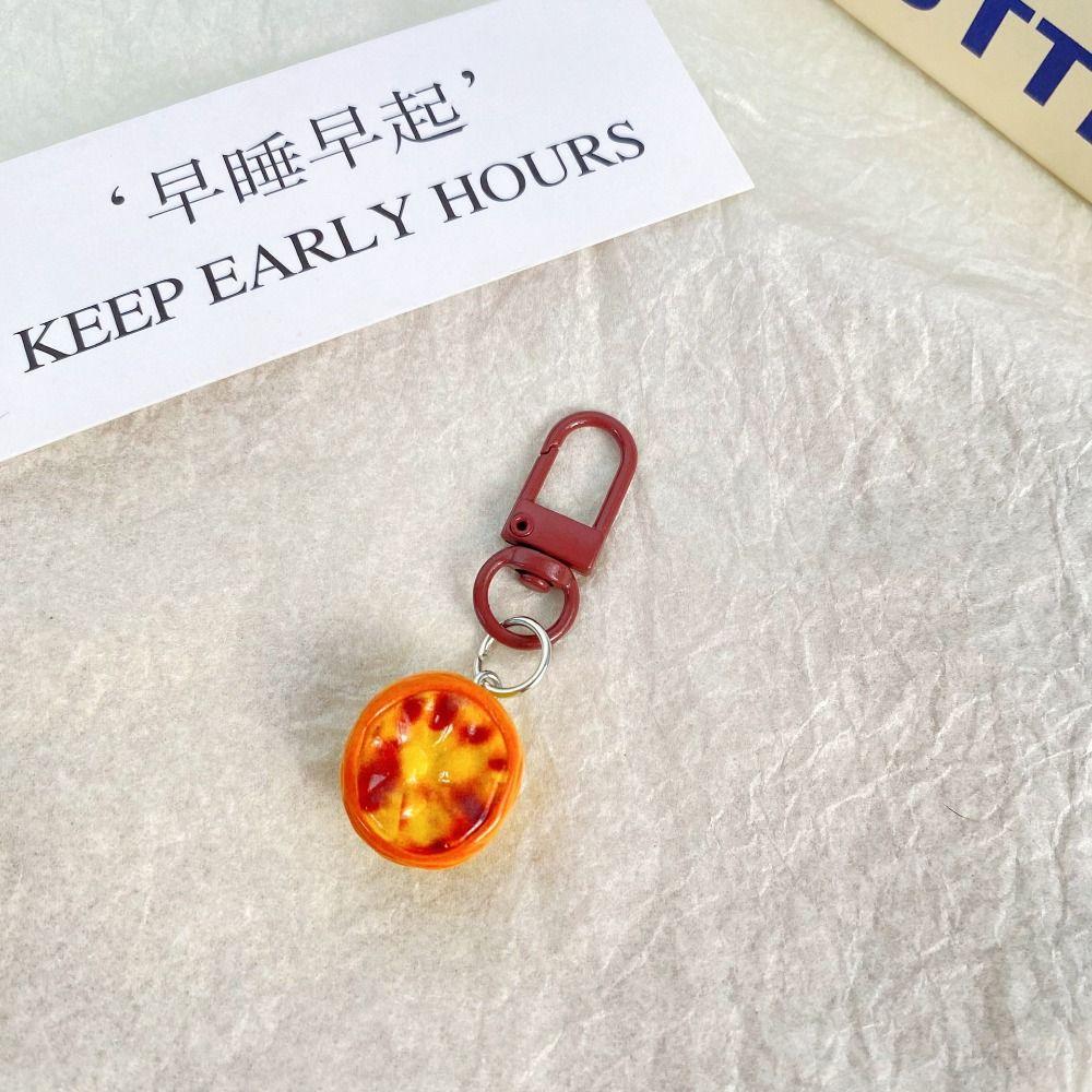 

Шоколадный сироп из бобов Брелок для ключей в виде печенья-звездочки Яичный тарт Гамбургер Подвеска для сумки Унисекс Style C