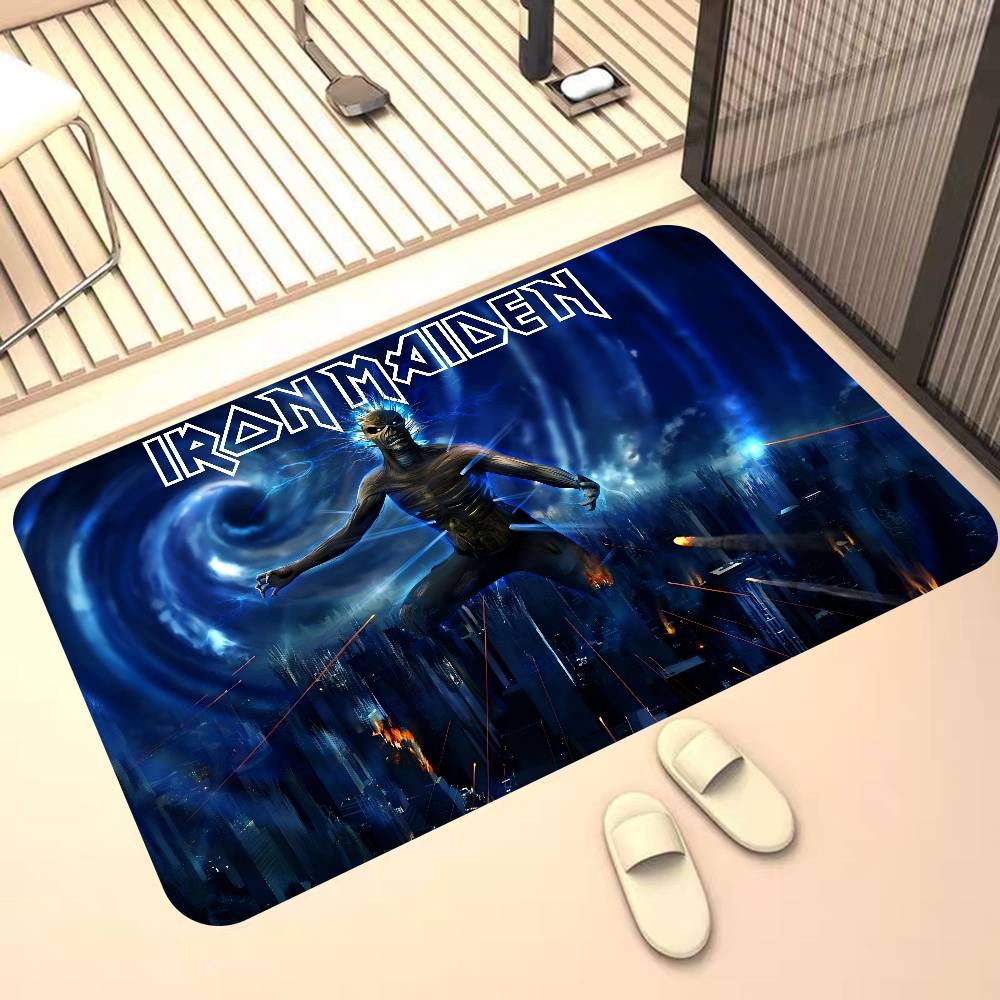 I-iron Maiden Floor Mat Kids Room Bedroom Decoration Balcony Anti-Slip Doormat Living Room Welcome Rug