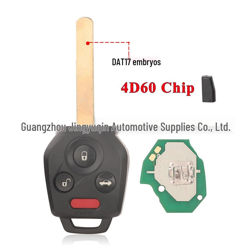 Subaru 4-Tasten Fernschlüssel für CWTWBU766/CWTWB1U811 (433/315MHz) kompatibel