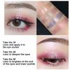 9Color Matte Glitter Soft Nude Eyeshadow Compact Earth Tone Cosmetics 13.5g
