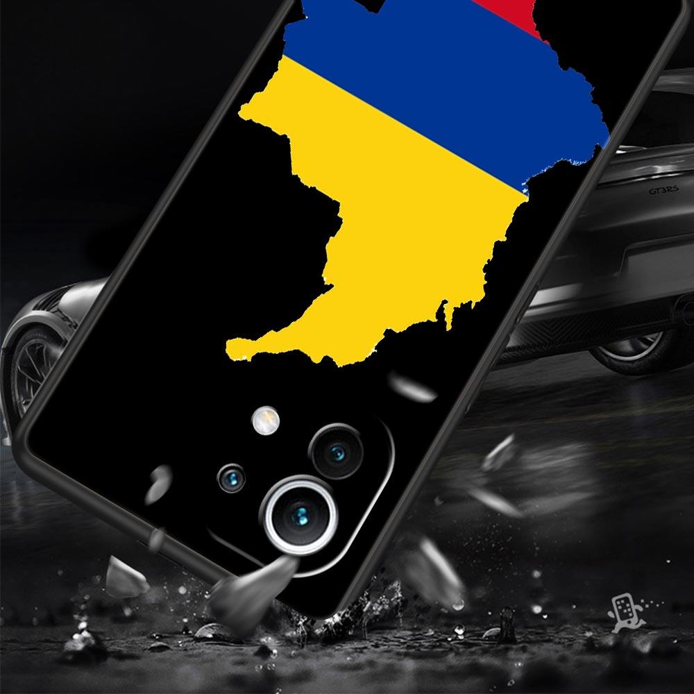 Colombia Flag Phone Case For Xiaomi Poco X3 NFC M3 M4 F4 X4 Pro 5G F3 GT Mi 12 11T 10 9T 10T Lite 11 Ultra Silicon Black Cover