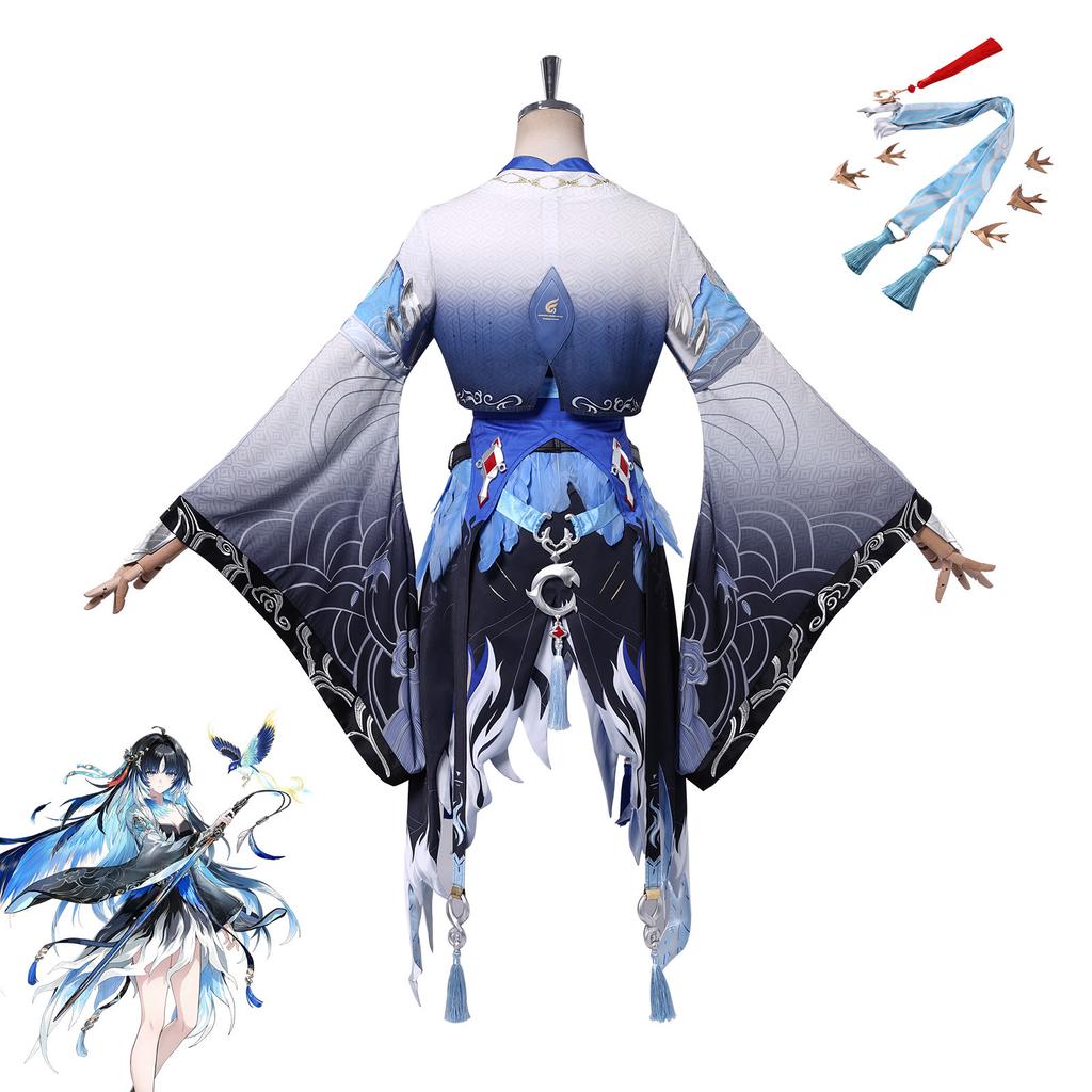 Mingchao Cosplay Service 3D Requisiten Stickerei Yangyang Xuanling Cosplay Zweidimensionale Animation C Service Damenkleid