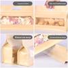 Handun Kraft Paper Food Storage Bags with Window