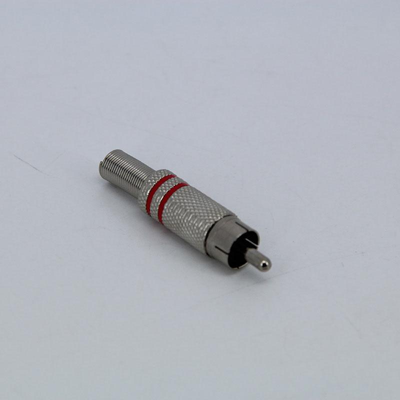 Musical RCA male Sound Silver Plated HIFI Audio Plug Connector Terminal High Quality Speaker Audio Male hole diameter 5.7mm