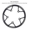 130mm BCD 45T 47T 53T 56T 58T Single Speed Kettenblatt für Falträder Aluminiumlegierung Faltrad Kettenblatt Kurbelgarnitur