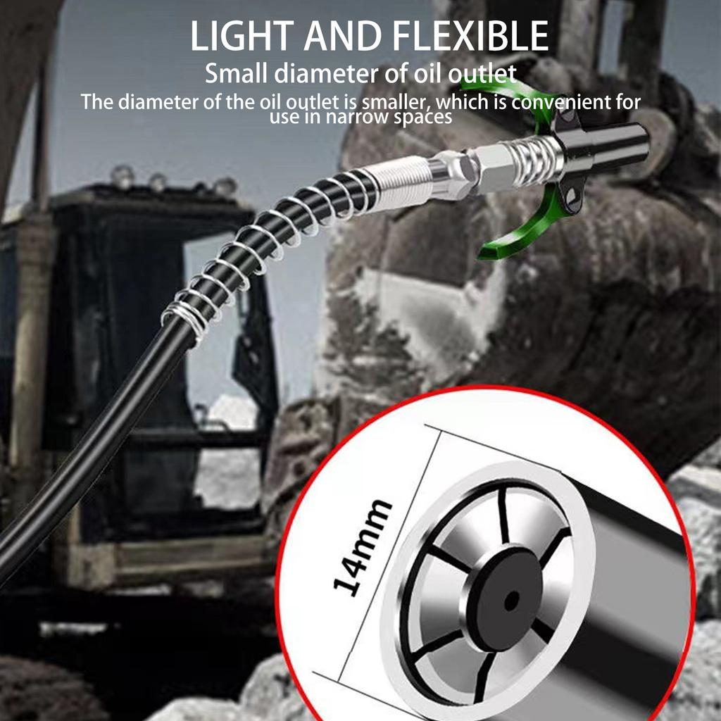 GREASE COUPLER HEAVY-DUTY Quick Release Grease Grease Grease Gun Coupler NPTI/80000PSI Two Press Easy To Push
