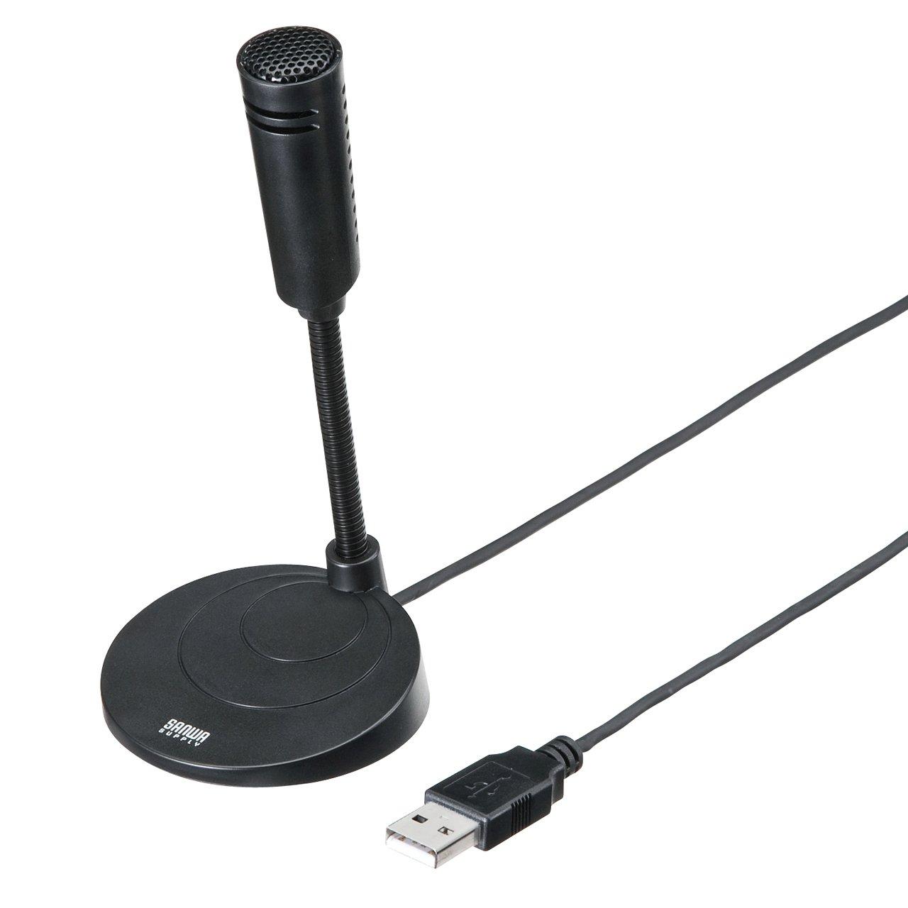 

Мікрофон USB SANWA SUPPLY Чорний MM-MCUSB21BK чорний