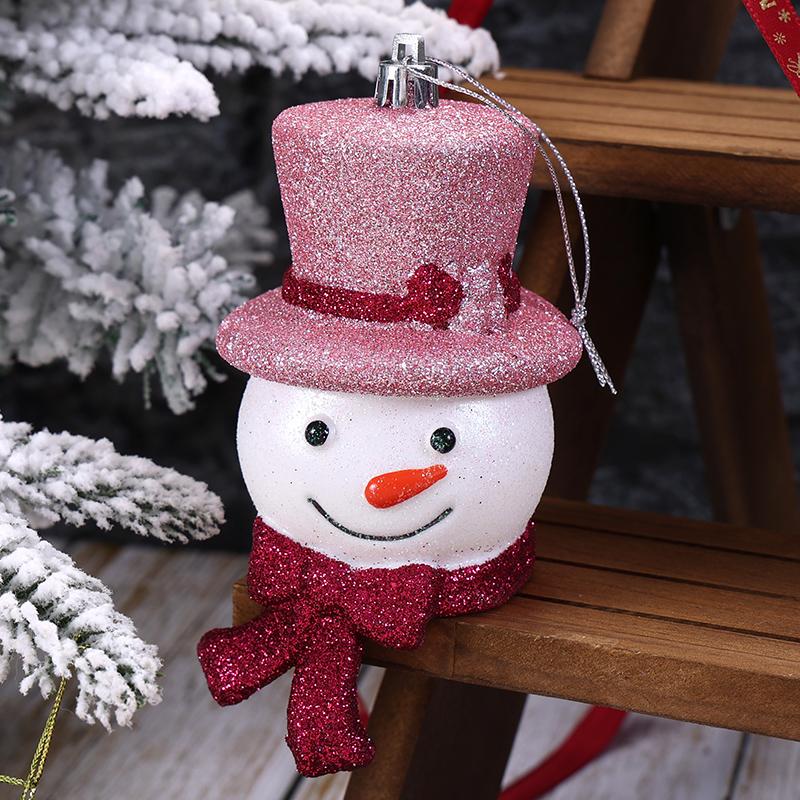 1pc Christmas tree decoration, Santa Claus, snowman, elk, artificial lollipop decoration, with hanging rope