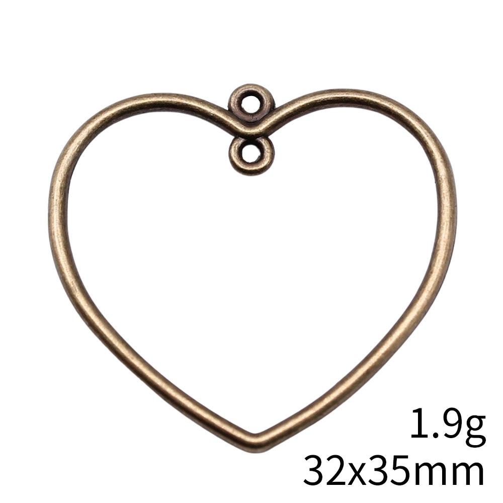 Valentine's Day Accessories Women Water Drop Moon Connector 2 Hole Pendants For Earring Accessories Parts Cheap Cute Stuff Accessory Parts