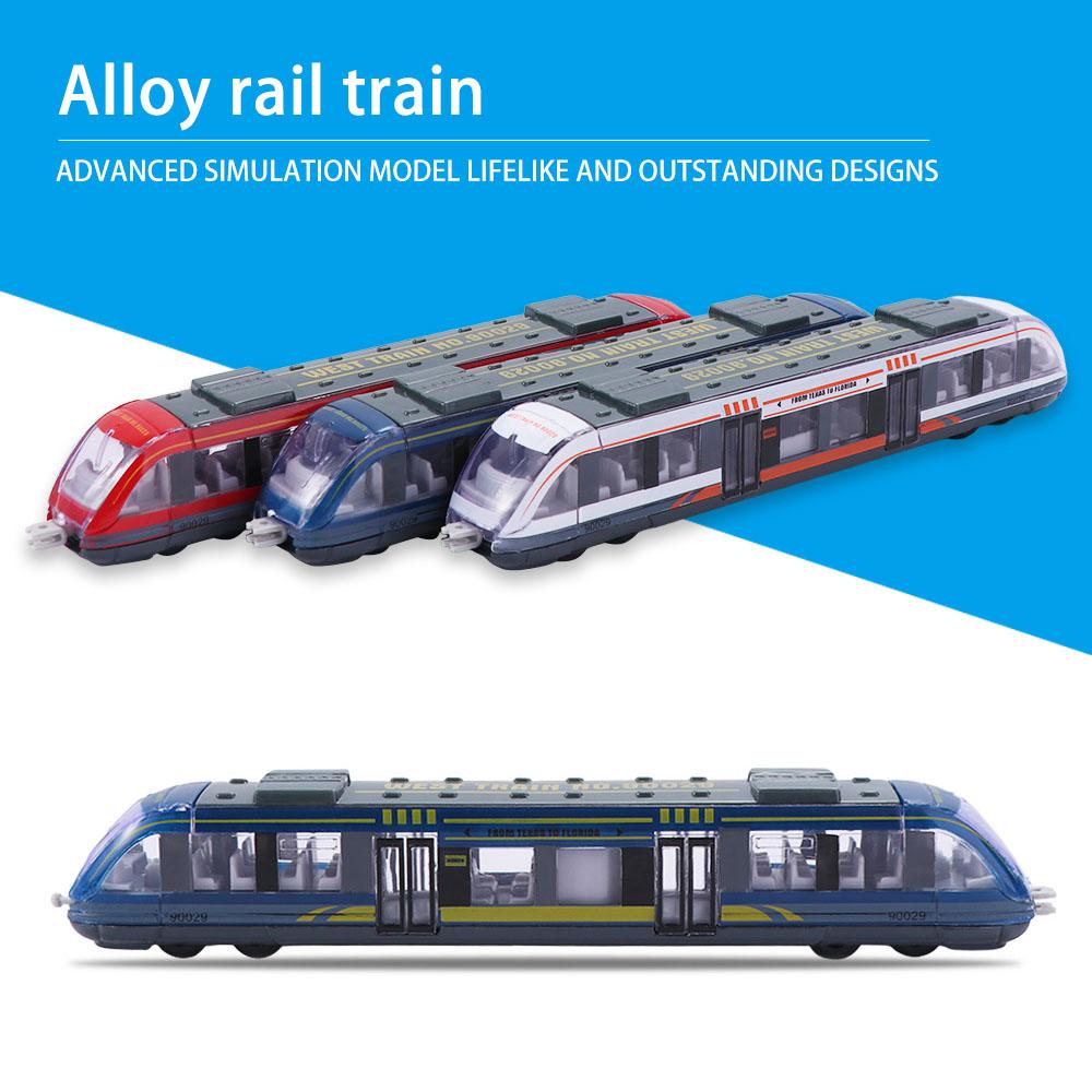 Subway Train Zinc Zinc Alloy Model Zinc Zinc Alloy Diecast Train Toy Simulation Train Toy High Speed Rail Underground