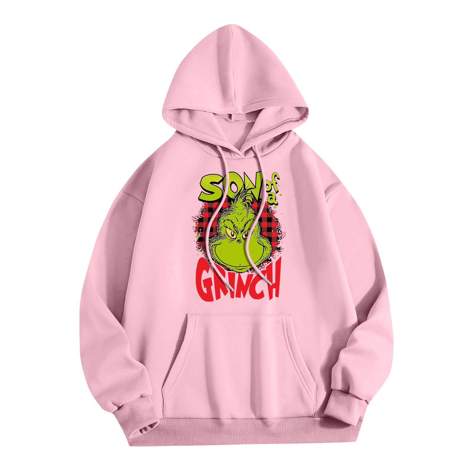 

Женская мода, женский легкий пуловер с длинными рукавами и карманами, толстовка с капюшоном в стиле консервативного стиля XXXL розовый