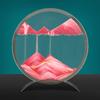 Creative Mirror Quicksand Painting Decorations Gifts Hourglass Living Room Office Desk Home Decoration Painting Festival Crafts
