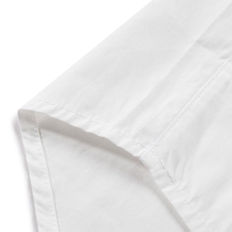Armani Exchange SS25 ASV Series Eagle Logo Embroidered Casual Long Sleeve Shirt Men Shirts White 6DZC10-ZNXLZ-1116