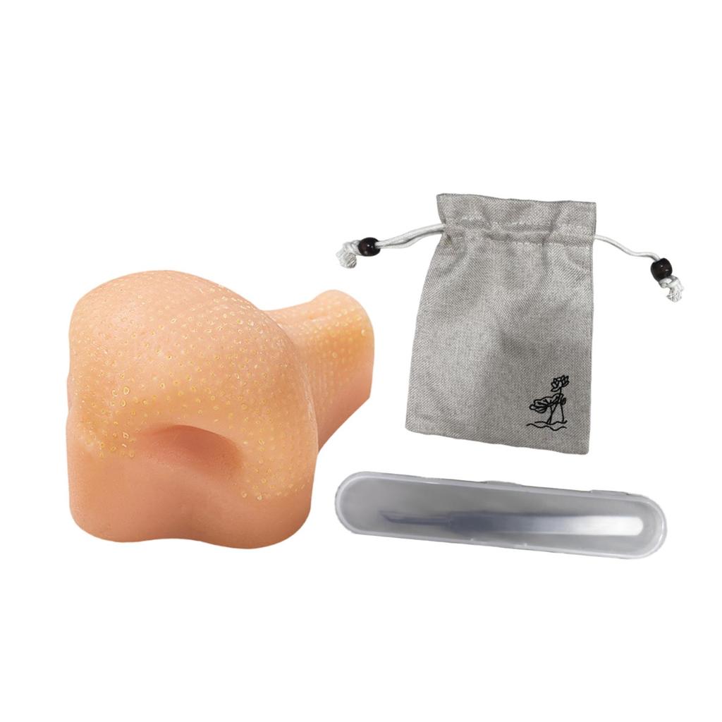 Pimple Popping Toy,Nose Shape,Relaxing Toy with Tweezer Lightweight Remover Funny Fidget for Gag