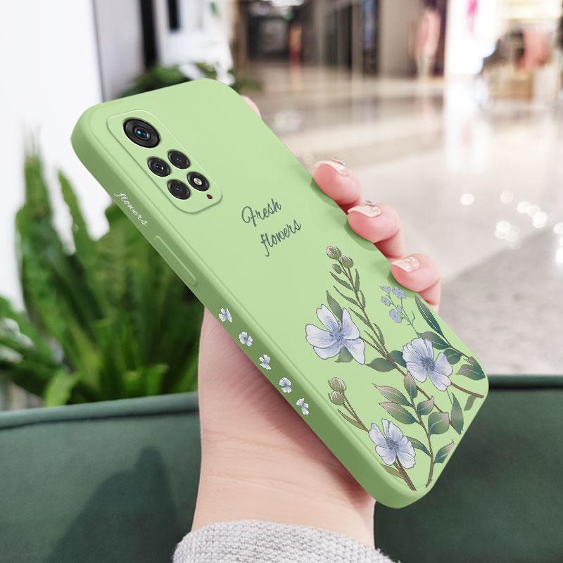 

Чехол для телефона с листьями лилии для Xiaomi Redmi Note 14 13 12 12S 11 11S 11E 10 10T 10S 9T Pro Plus Redmi 10 10A 10C 9 9T 4G 5G Redmi 10 5G