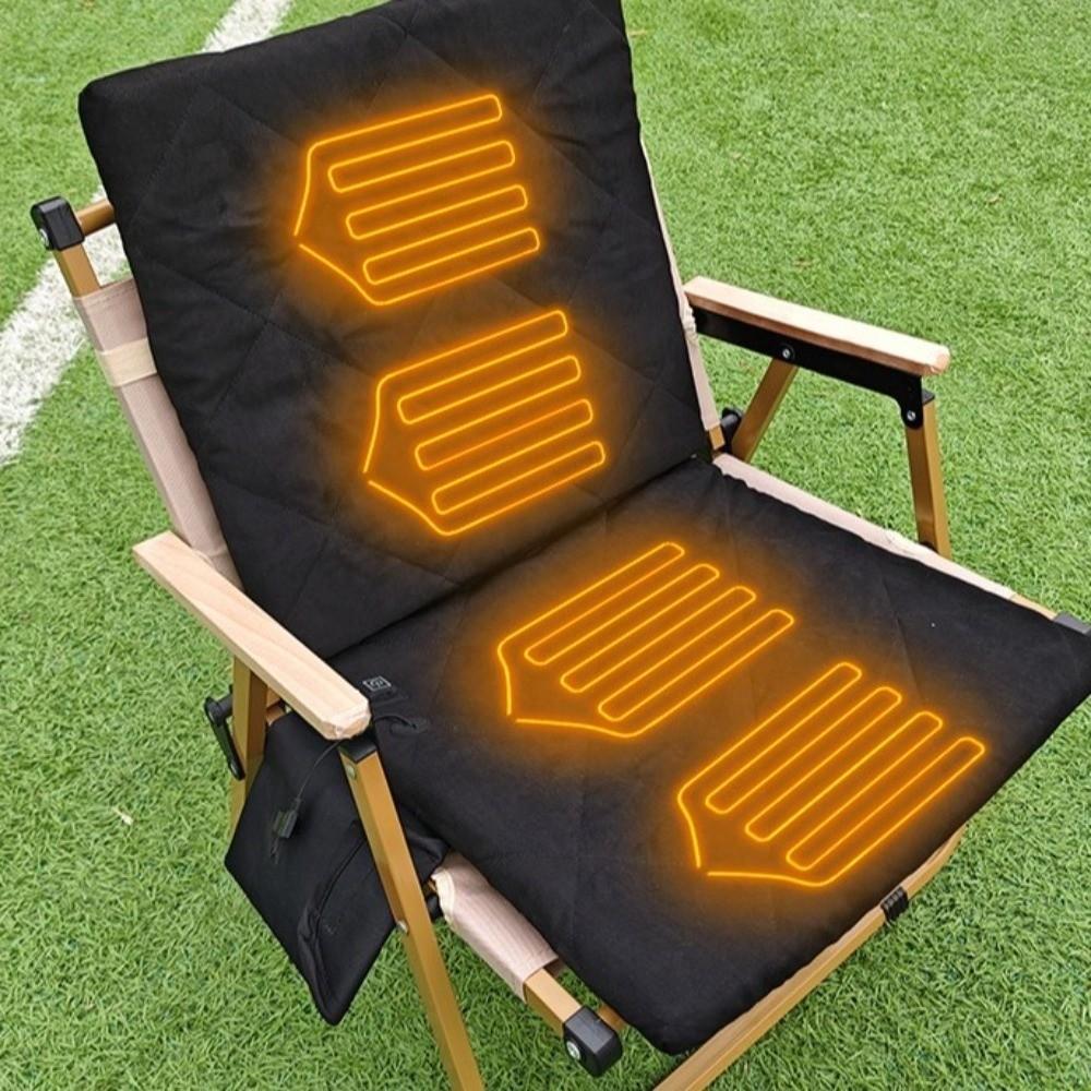 USB Charging Winter Warm Cushion Folding Portable Heated Seat Cushion Warm Heated Seat Mats Car