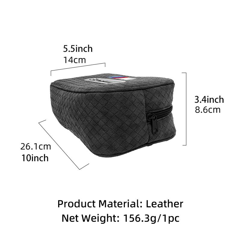 For BMW Car Tissue Box Seat Back Hanging Bag Auto Paper Towel Storage Bag X1 X2 X3 X4 X5 X6 X7 G20 G30 6GT E46 E90 E60 F10 E39 UD4