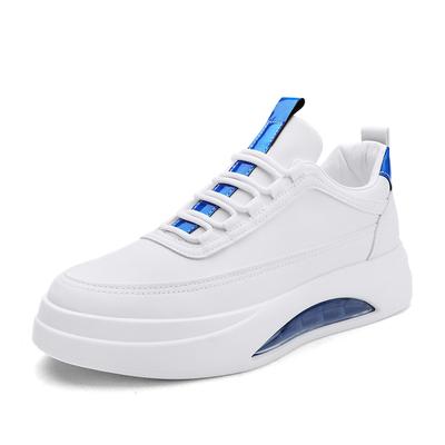 39-44 Tendance Mode Homme Semelle Épaisse Augmentant la Hauteur Chaussures Blanches Polyvalentes Chaussures Décontractées Chaussures de Skateboard Blanches