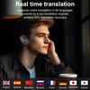 Ai Language Translator Earbuds 144 Languages Translate Bluetooth 5.4 Earphone Translation Headphones Wireless Headsets for Travel Business Learning