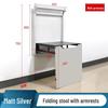 Wall-Mounted Folding Shoe Stool: Hidden Multi-functional Hallway, Bathroom & Doorway Chair