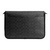 Coach Hitch 32 Classic Monogram Print Coated Canvas And Calfskin Messenger Bag Men bags Charcoal CAH92-CHR