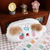 Korean Style Children Puppy Pencil Pouch Desktop Storage Bags Plush Stationery Bag Puppy Pencil Bag