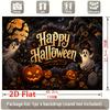 Two-dimensional plane, 1 piece per pack. Suitable for indoor/outdoor Halloween pumpkins and banners - party background fabric