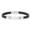 Nomination Bracelet City City Steel,Rubber And 2 Cz With Pvd Finish (Steel) 028809/001