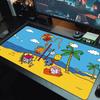 Mr. Men Little Miss Large Size Mouse Pad Large Gaming Table Cushion Non-slip Laptop Tablet Big Mousepad XXL Mat Mini PC Playmat With Lock edge