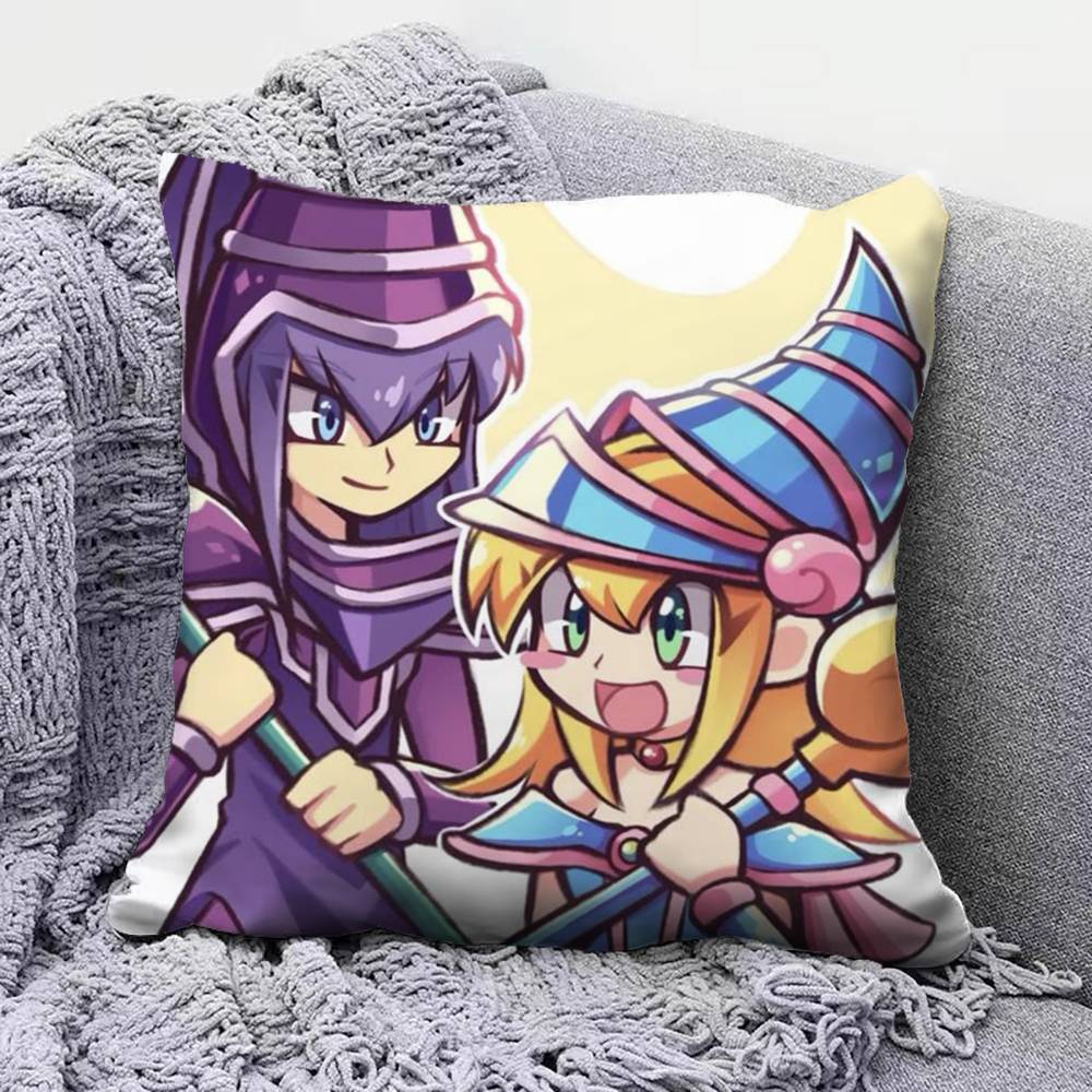 Black Magician Girl YOGIOH Anime Girl Pillow Covers Home Sofa Cushion Covers and Aecorative Custom