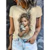 Fashion Printed Top Casual Comfort Short Sleeve Loose T-Shirts Women’s