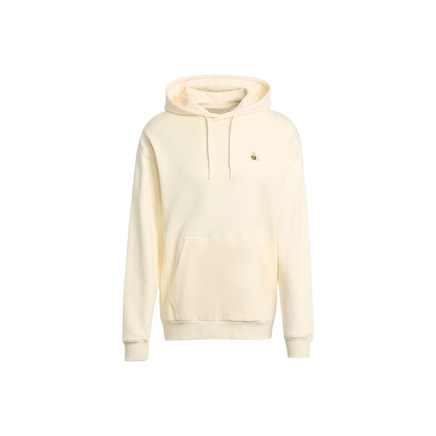 adidas Men s Essential Small Logo Hoodie Off White JW8518 S