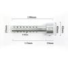 Universal Motorcycle Silver Exhaust  Noise Sound Eliminator Exhaust Adjustable Muffler  35mm/42mm/45mm/48mm/60mm