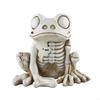 62KD Eerie Halloween Desktop Horse Skeleton Figurine in Resin for Festival Decoration