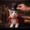 Pet Halloween Costume Decoration Set with Four Feathers for Cats and Dogs
