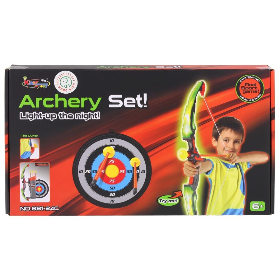 Children' Bow Archery Set Shooting Target Arrows Quiver Toy