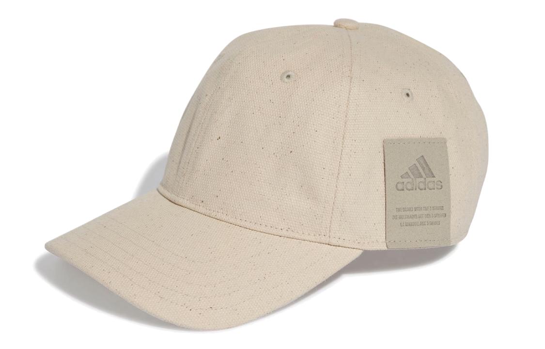Adidas Cotton Baseball Caps Unisex Beige IP6319 F
