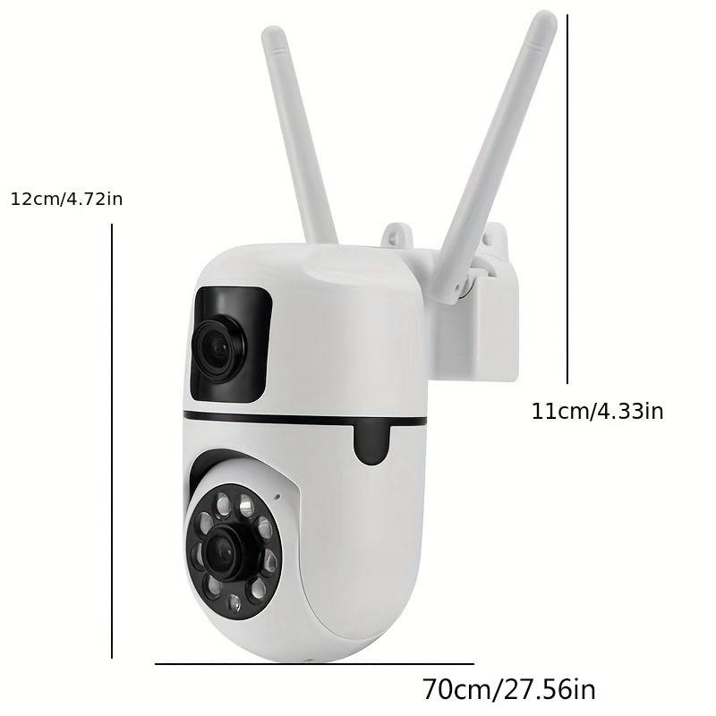 360° Dual-Lens WiFi Home Surveillance Camera HD 2MP