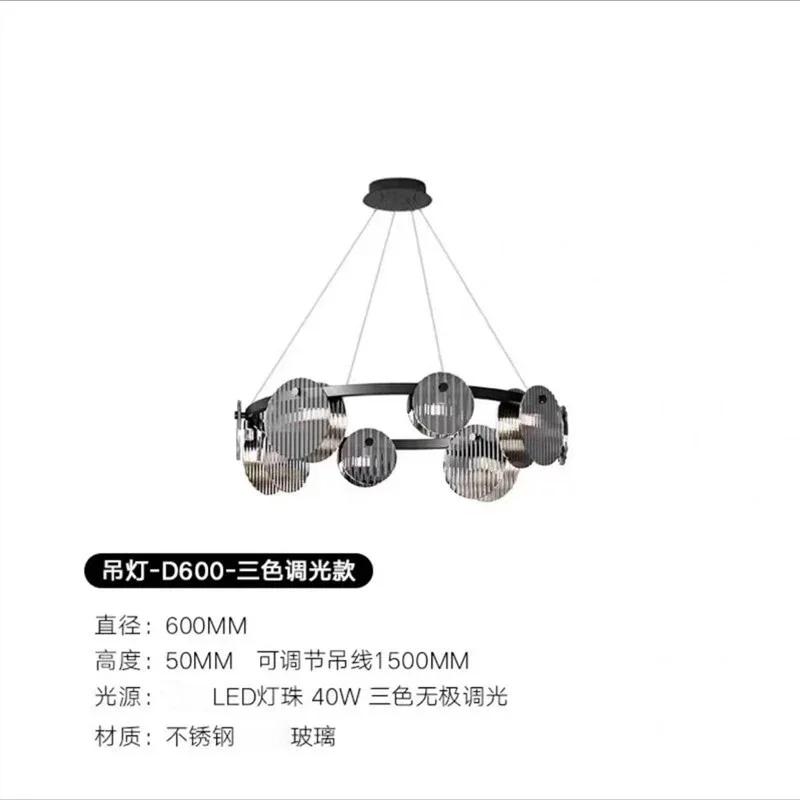 Modern LED Pendant Lights Home Decor Glass Chandelier Minimalist Hanglamp Kitchen Bedroom Hotel Living Room Nordic Pendant Lamp