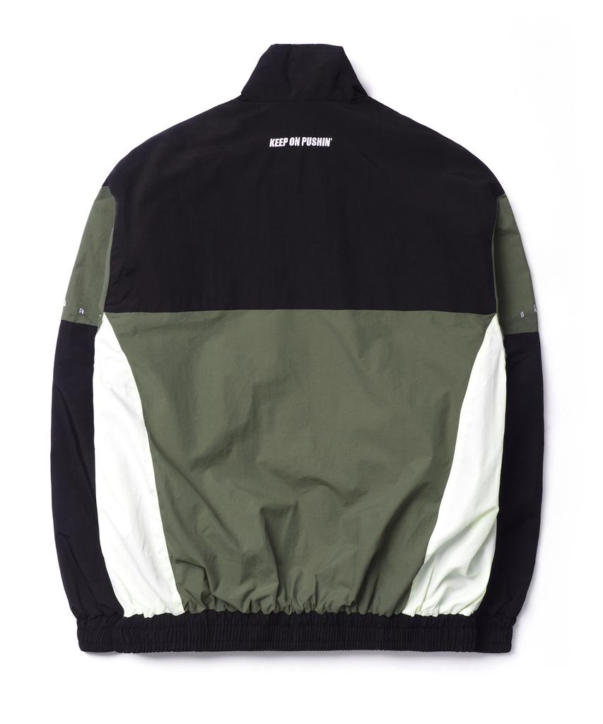 Qt8 Garments Lb Old Track Jacket (Khaki)
