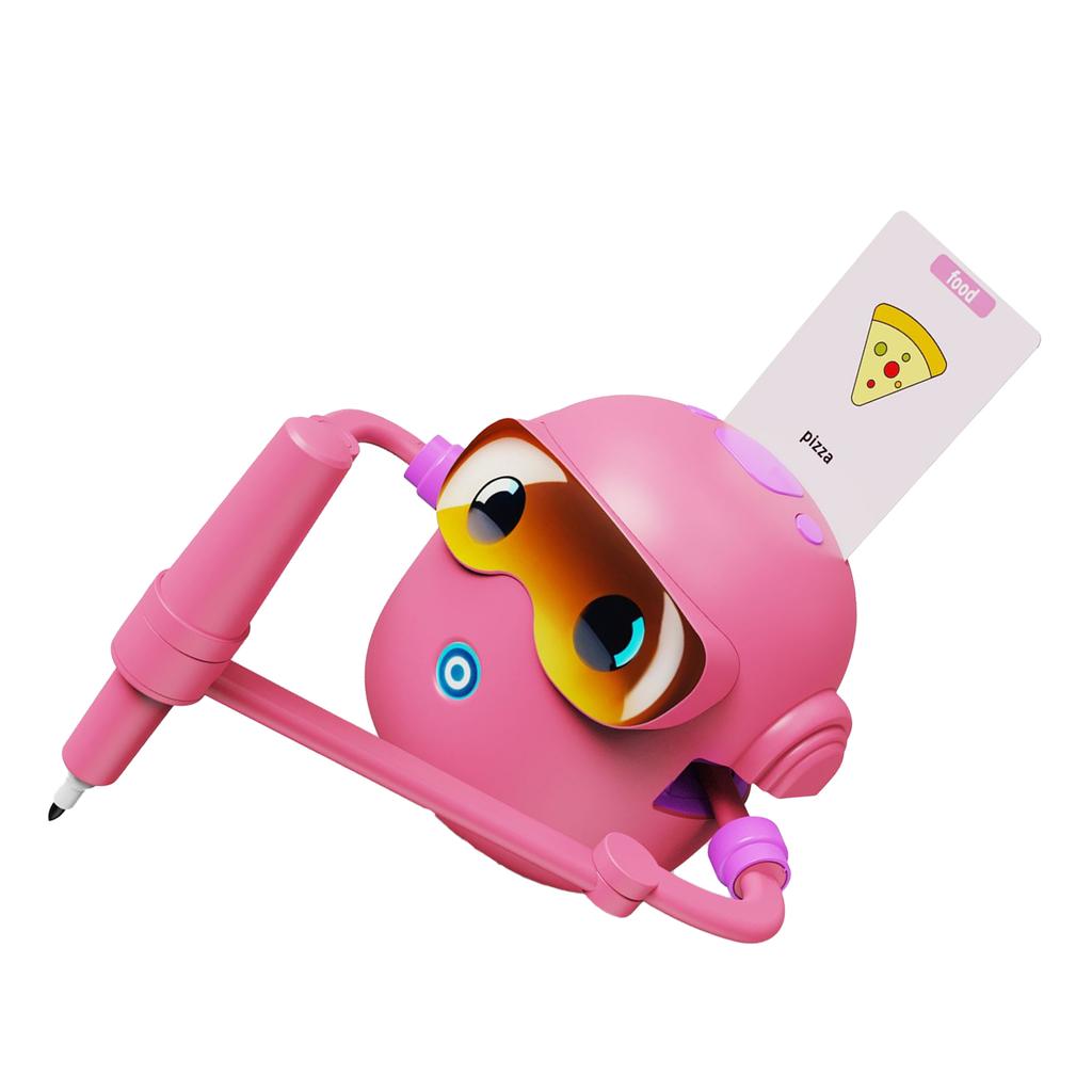 Drawing Robot Early Educational Automatic Painting Learning Toy with 100 Cards and Color Pens for Kids