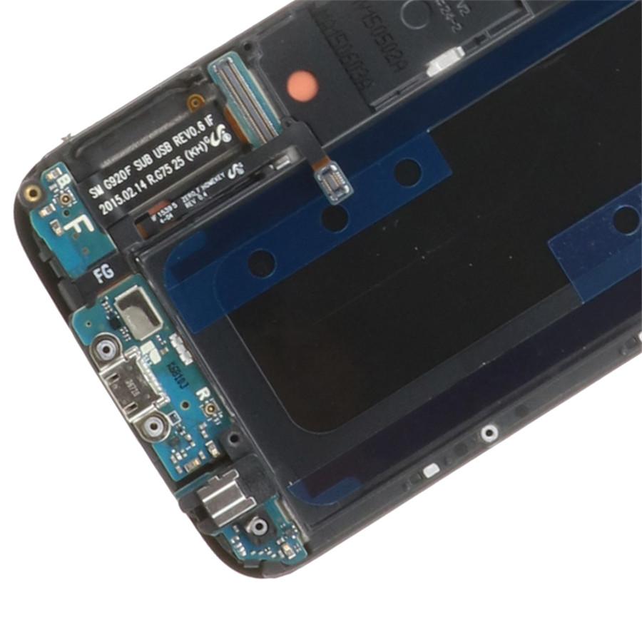Touch Screen Digitizer w/ Frame For Samsung Galaxy S6 G920F LCD Display Replace