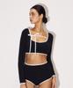 VINAJ Line Classic Bikini Bra Top Bk (Side Ribbon)